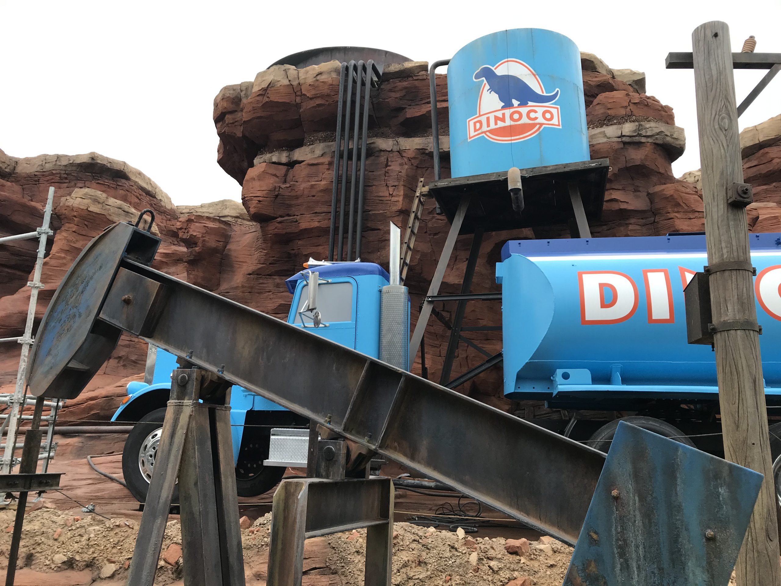 Construction Continues on Attraction Inspired by Cars