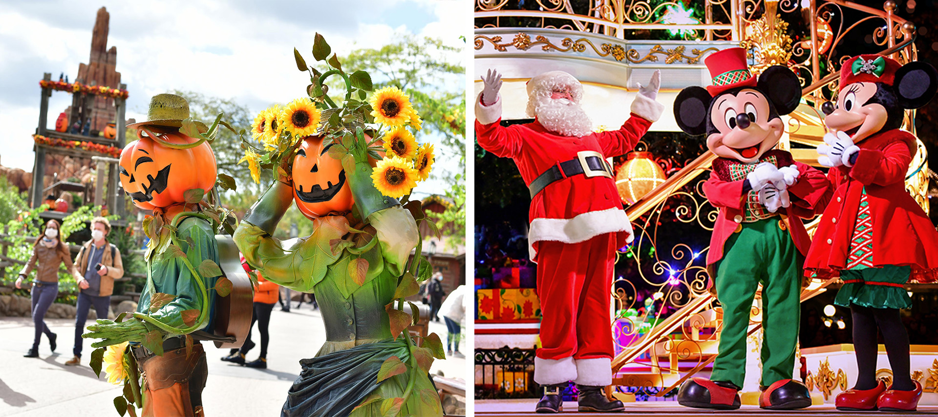 Rêve, magie et frissons : les saisons d’Halloween et de Noël sont de retour à Disneyland® Paris !