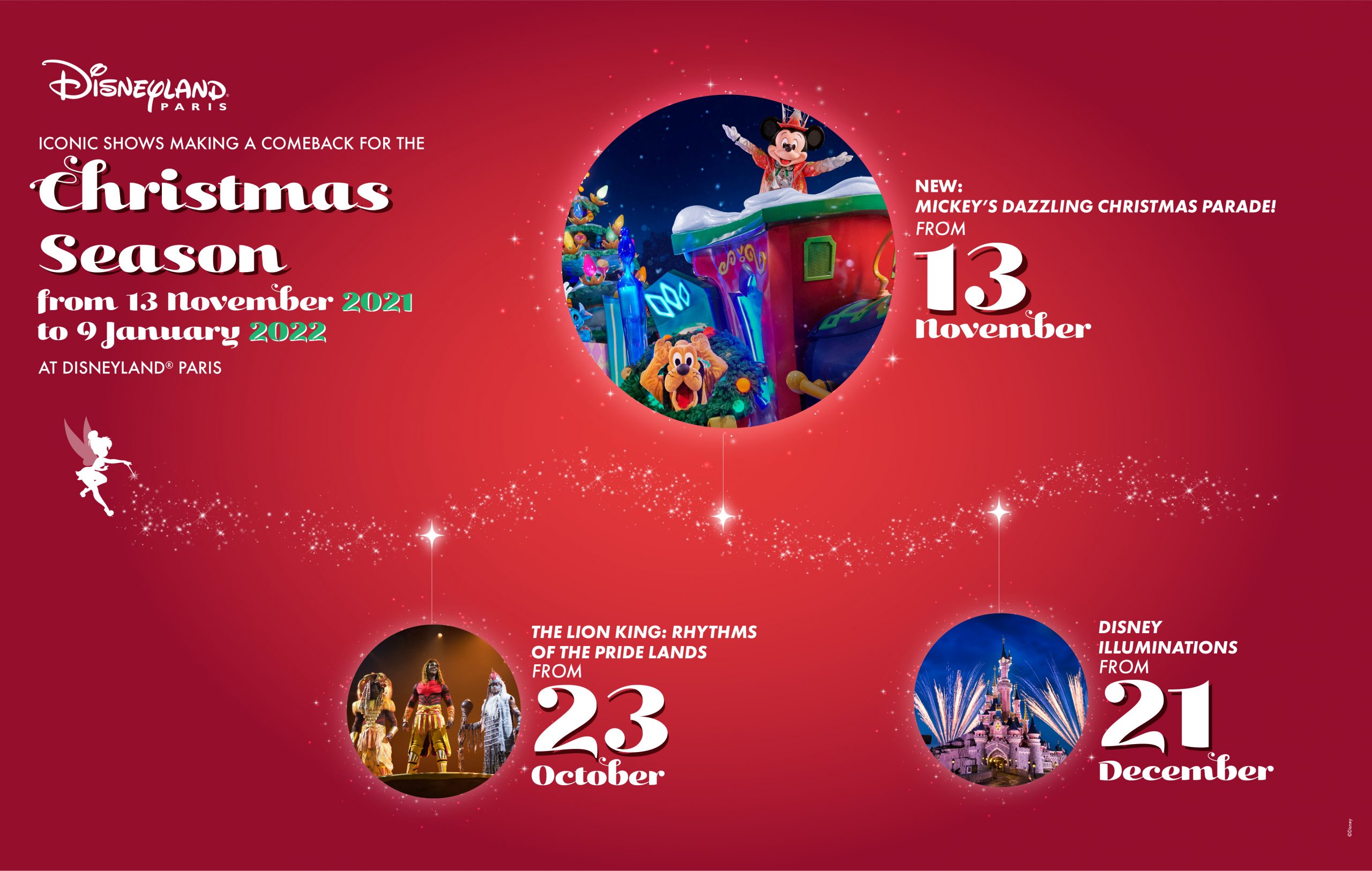 Disneyland Paris Reveals Incredible Offerings For 2021 Christmas Season With The Return Of Must See Shows And A Brand New Christmas Parade Disneylandparis News