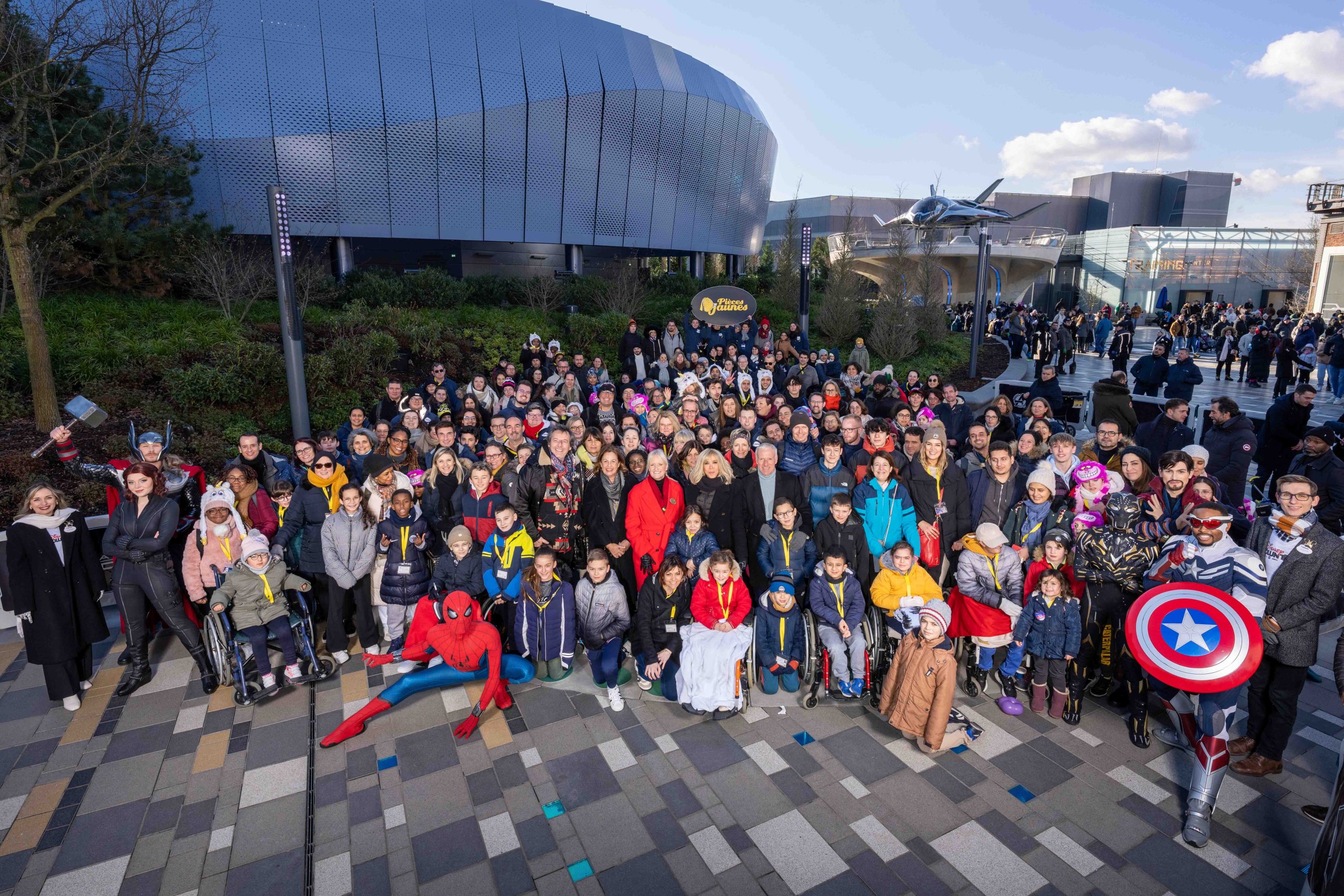 Hundreds of Young Hospitalized Super Heroes Invited to Disneyland Paris as part of the Pièces Jaunes campaign