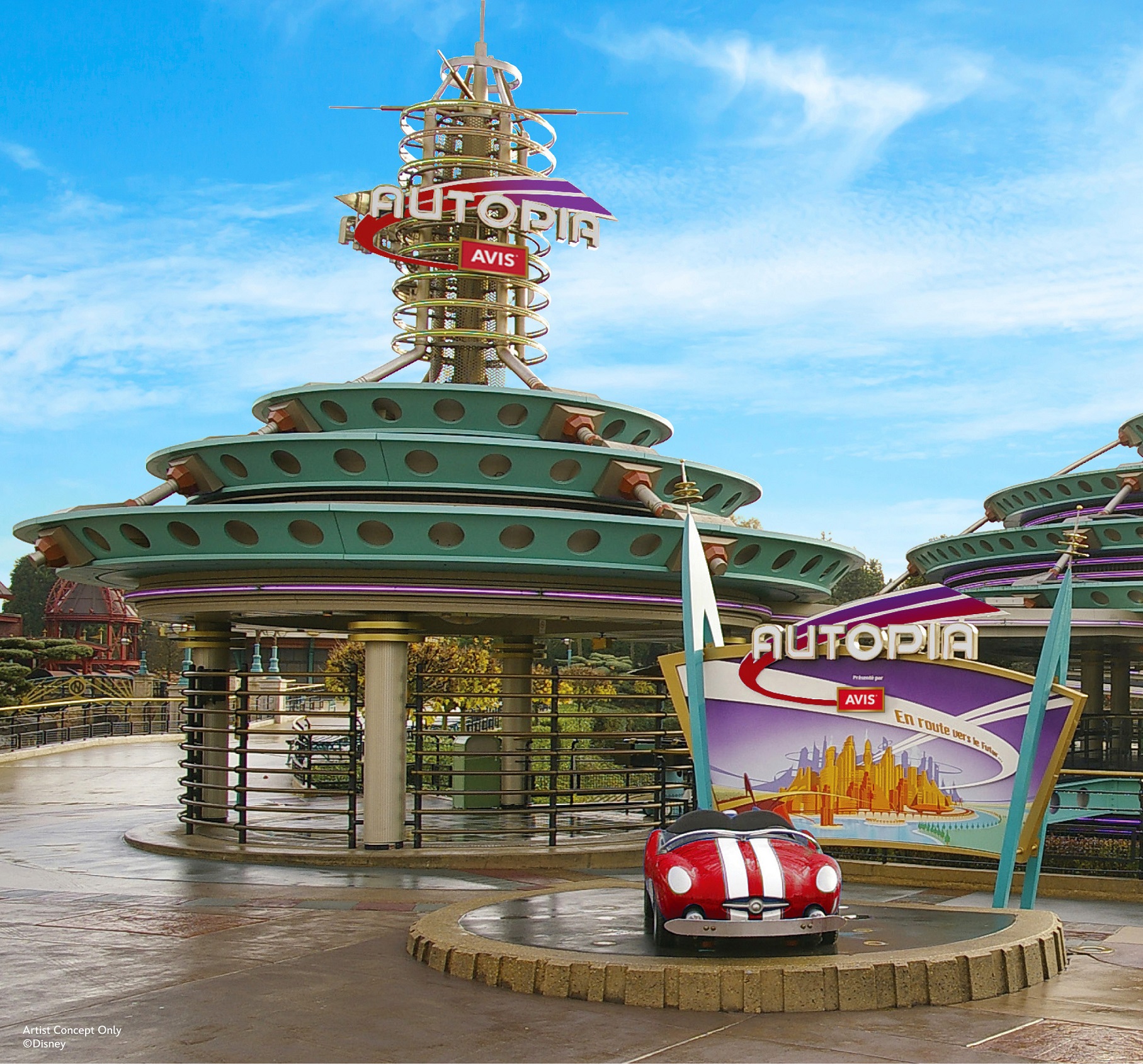Avis devient le nouveau loueur de voitures officiel de Disneyland Paris